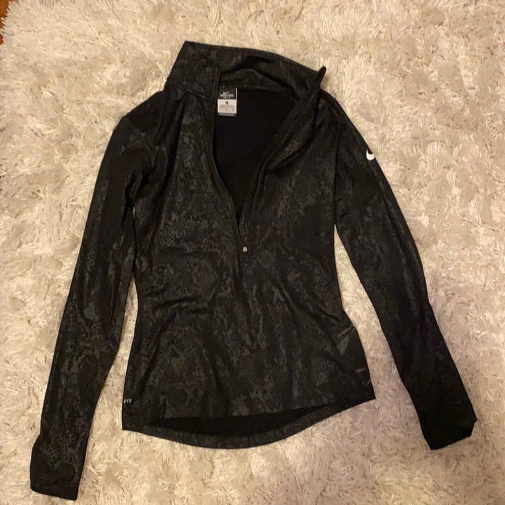 Black Nike quarter zip